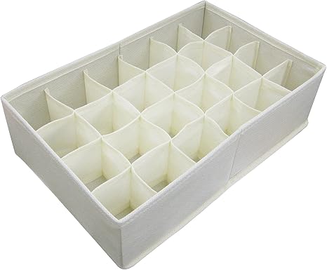 Amazon Co Jp 東洋ケース チェスト 仕切りボックス 24マスタイプ 引き出し 仕切り 収納 Cs C 98 無地 サイズ 約w34 D21 H10 ホーム キッチン