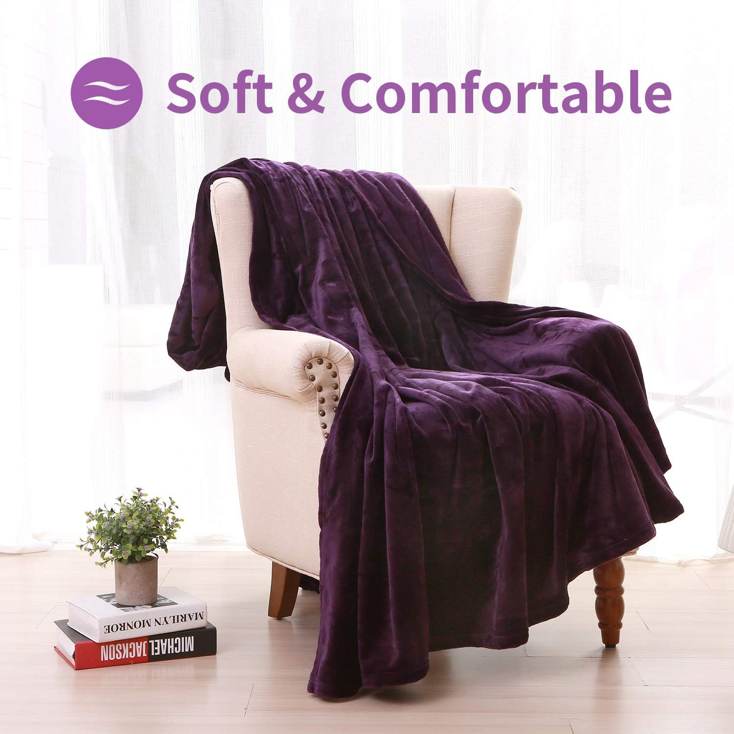 Couverture Multifonctionnelle En Microfibre Toutes Saisons Cosy Soft Jete De Lit De Chaud Et Leger Pour Canape Newshone Couverture En Polaire De Flanelle Taille De Jet Couverture Taille De Tavel Linge De