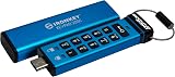 Kingston IronKey Keypad 200C 256GB USB Flash Drive FIPS 140-3 Type-C Encrypted