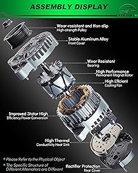 SZKAIDAG Upgraded Alternator for:-Chevy Traverse
