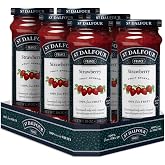 St. Dalfour Strawberry Fruit Spread - 10oz - 100% from Fruit, No Artificial Ingredients, Non-GMO, No Cane Sugars, All Natural - Pack of 6