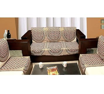 global home brand new sofa covers set of 5 and chair cover set maroon gold