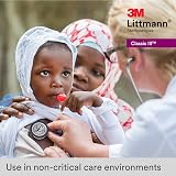 Littmann Classic III Stethoscope Rainbow-Finish Chestpiece 27 Inch Black Tube view 9