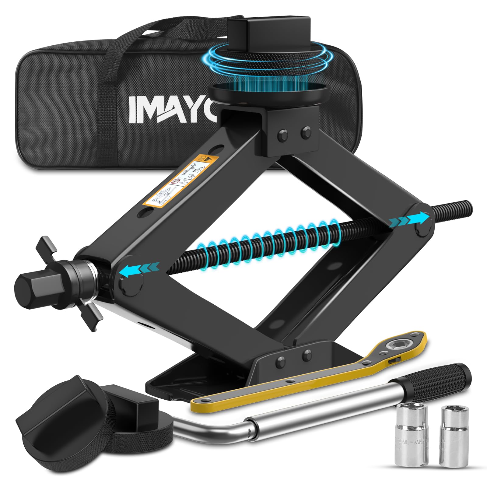 Photo 1 of 2.5 Ton Car Jack Designed for Mercedes Benz, Scissor Jack for Benz Vehicle with 2PCS Jack Pad, Tire Changing Kit Compatible with Mercedes Benz A B C E R S Class CLA CLC CLK GL GLA G GLE GLC M