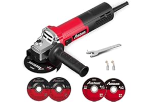 AVID POWER Angle Grinder 4-1/2 inch Electric Grinder Tools 750W 6.5 Amp Metal Grinder, 11500 RPM, with Grinding and Cutting Wheels, Auxiliary Handle, Wrench for Cutting and Grinding