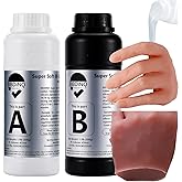 BBDINO Super Soft Silicone 00-30 Liquid Additional Super Soft Silicone Rubber Clear Translucent Extremly Flesh Like, Ideal fo