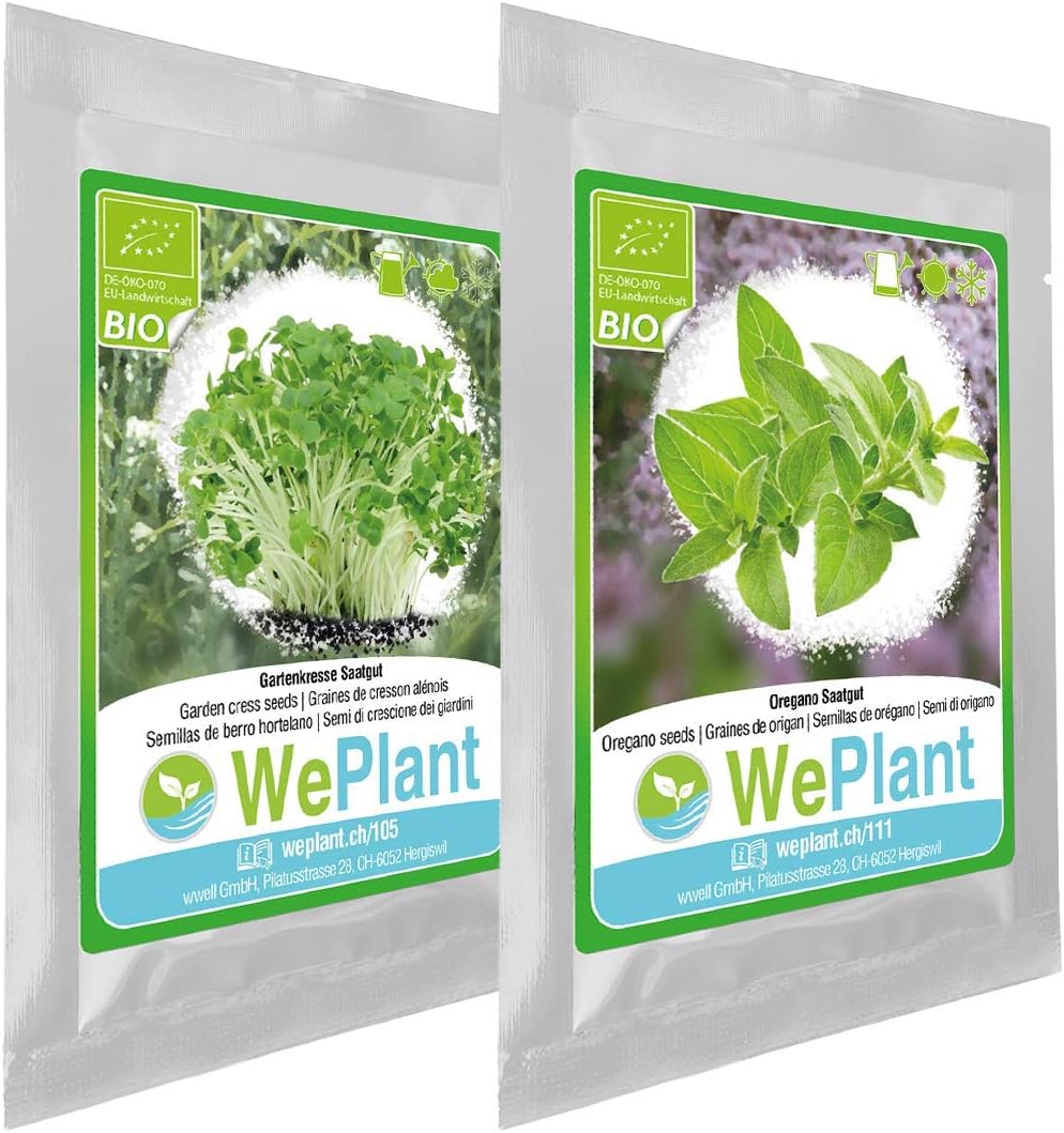 BIO/ORGANICO Berro hortelano & Orégano - Semillas ecológicas de ...