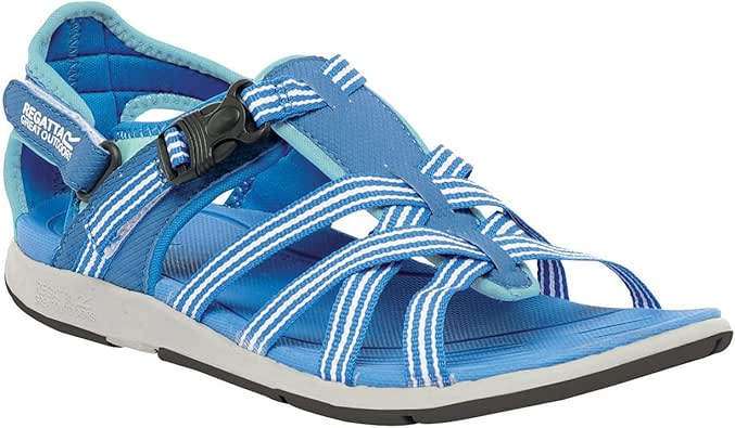 Amazon.com | Regatta Women's Supa Swift Walking Sandals 7.5 US French Blue/Bahama Blue | Sport 