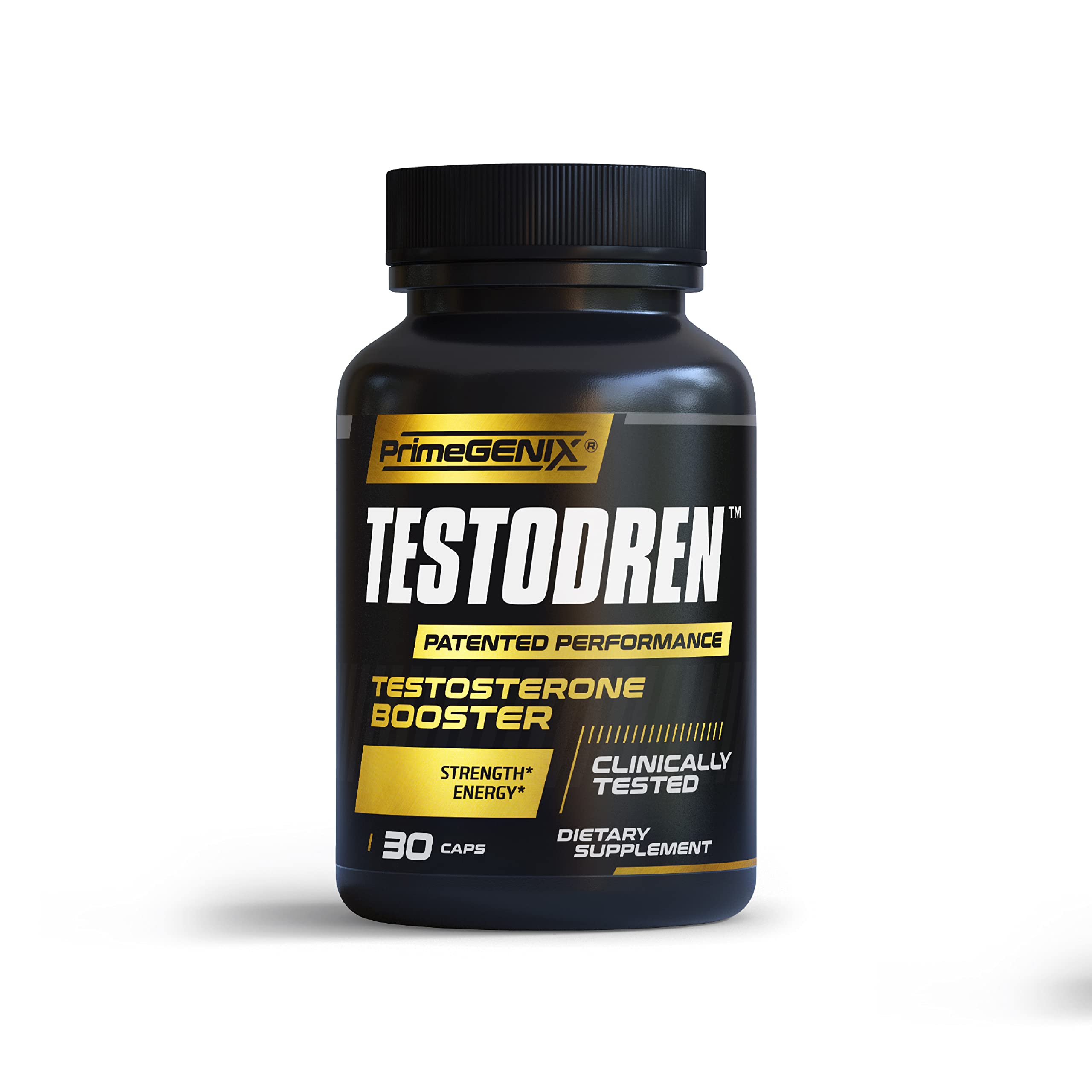 PrimeGENIX Testodren Advanced Testosterone Booster for Men | Natural Stamina, Endurance, Energy & Strength Enhancing Supplement | Lean Muscle Builder | Sports Nutrition Testosterone Booster