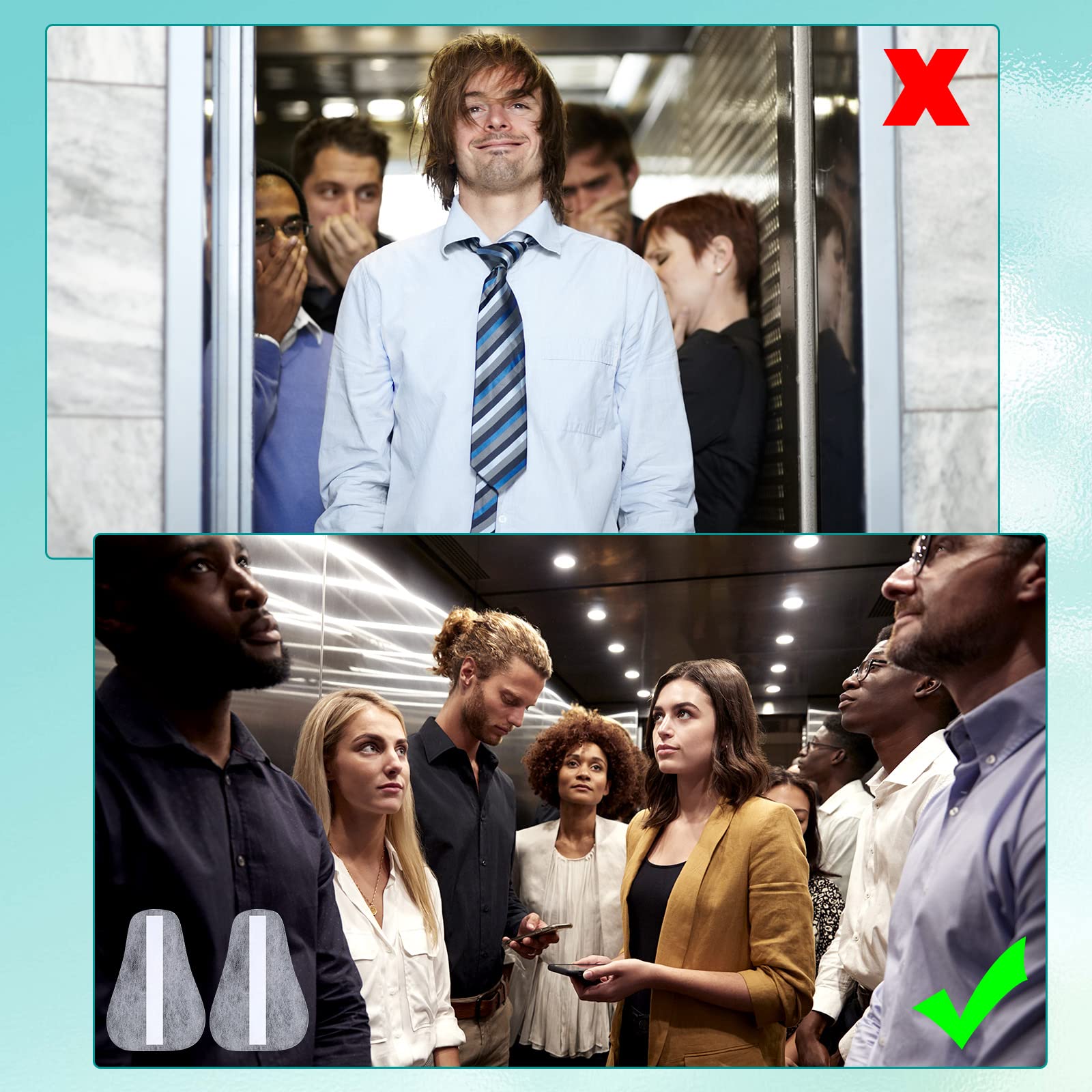 Jutom 8 Pcs Charcoal Underwear Flatulence Pads Deodorizer Women Men High Absorption Charcoal Pad Flatulence Filtering Absorb Odor Unpleasant Smells for Adults Home Car Pet Bathroom Basement(Gray)