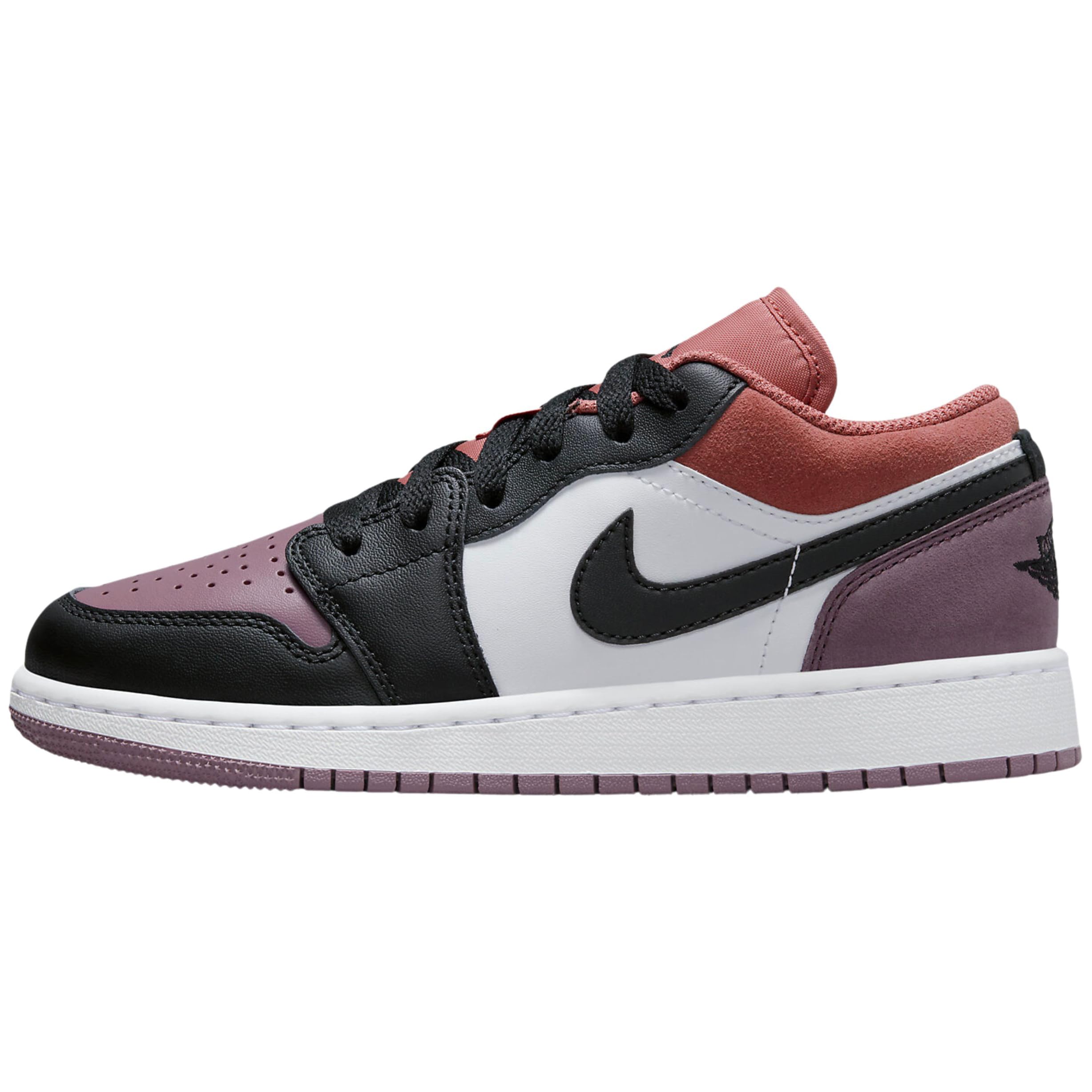 Jordan Big Kid's 1 Low SE White/Black-Sky J Orange (FB9908 102) - 5 Image