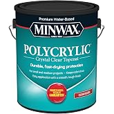 Minwax 1 gal 15555 Clear Polycrylic Water-Based Protective Finish Gloss