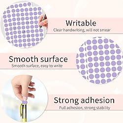 Dot Stickers,1/2 Inch Purple Circle