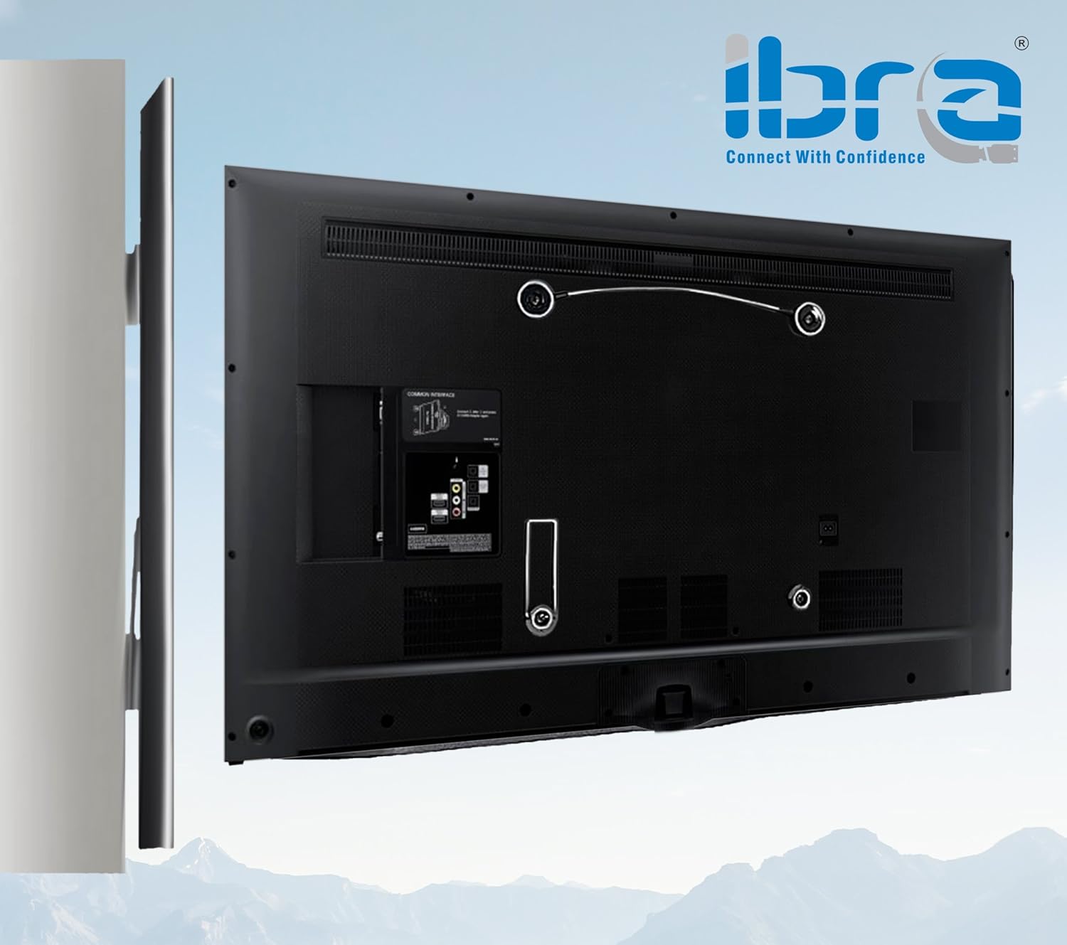 Ultra Slim Wall Mount Bracket for Samsung LED TV's Fits most 13" to 70