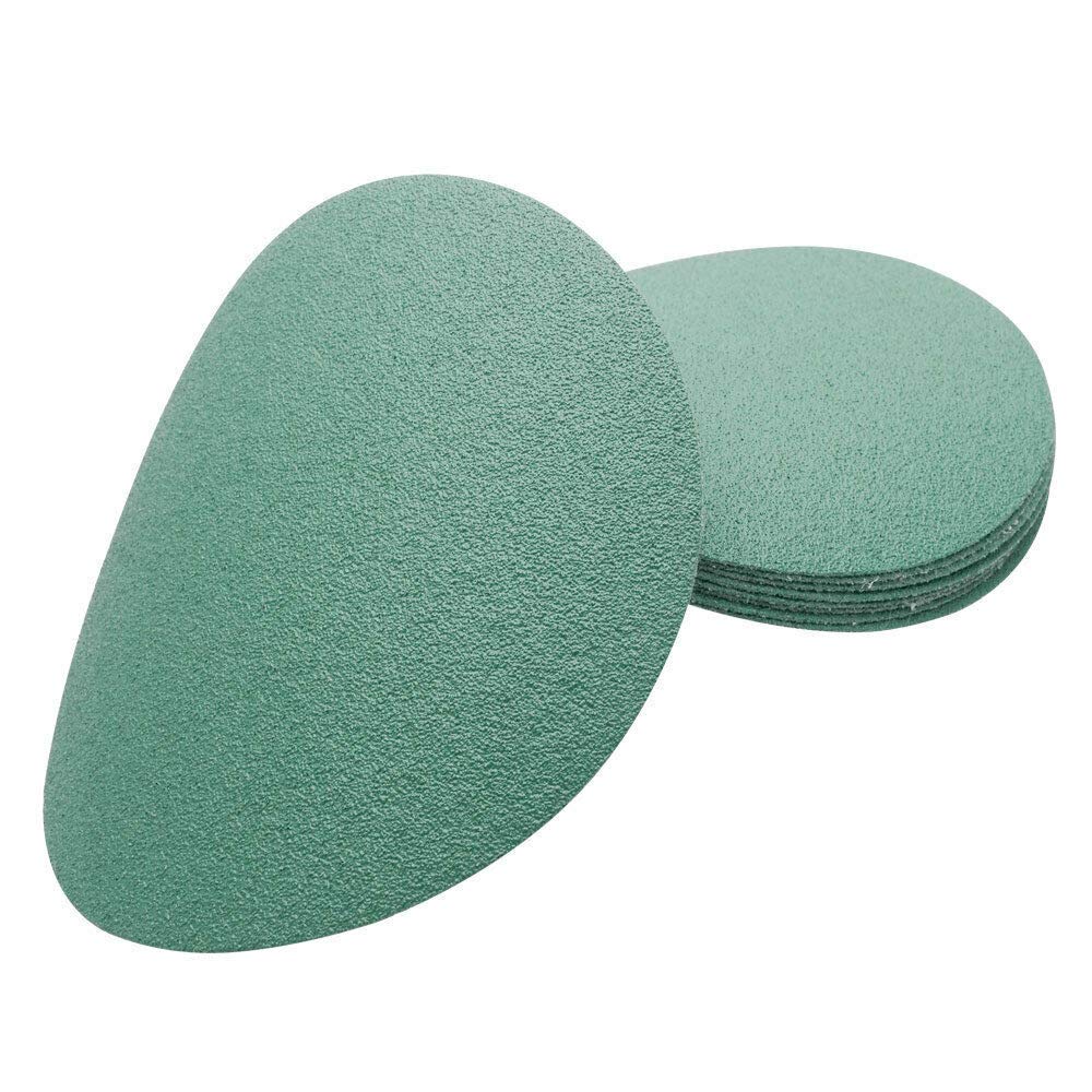 10 Pcs 125mm Sanding Discs Pads Hook and Loop Pads No Hole 240 Grits