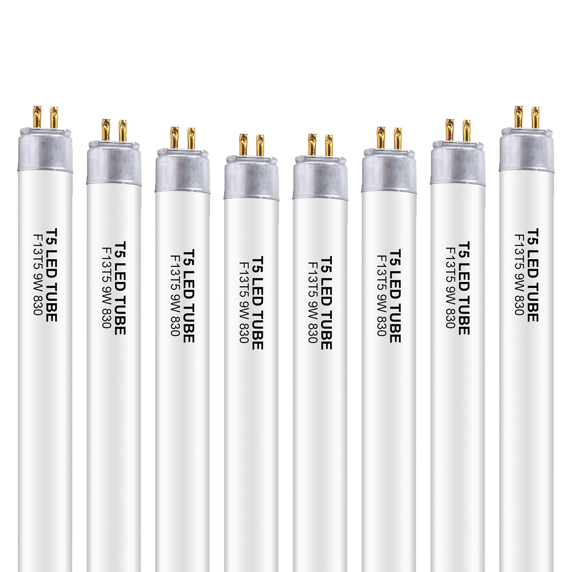 Photo 1 of Wesome Lighting 8 Pack 21 Inch F13T5/WW LED Replacement Bulbs, 3000K Warm White, T5 LED 9 Watts Replace Fluorescent Bulb with LED, Replacement Tube for Counter and Cabinet Fixture