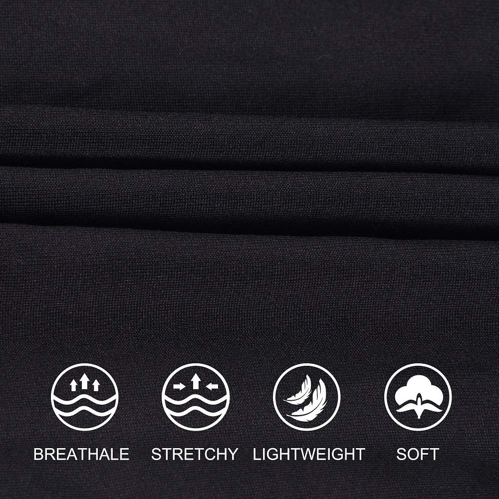fuinloth Balaclava Face Mask, Summer Cooling Neck Gaiter, UV Protector Motorcycle Tactical Scarf for Men/Women Black at  Men’s Clothing store