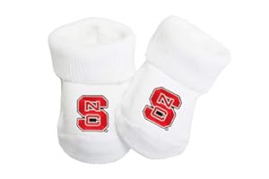 Future Tailgater North Carolina NC State Wolfpack Officially Licensed Baby Toe Bootie Socks 0-9 Months