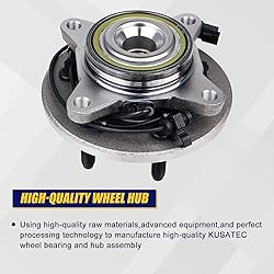 KUSATEC 515042 Front Wheel Bearing and Hub Assembly