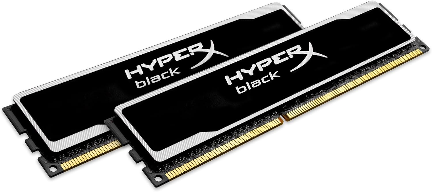 HyperX 16GB Kit (2x8GB) 1600MHz DDR3 PC3-12800 CL10 DIMM Desktop Memory, Black KHX16C10B1BK2/16 