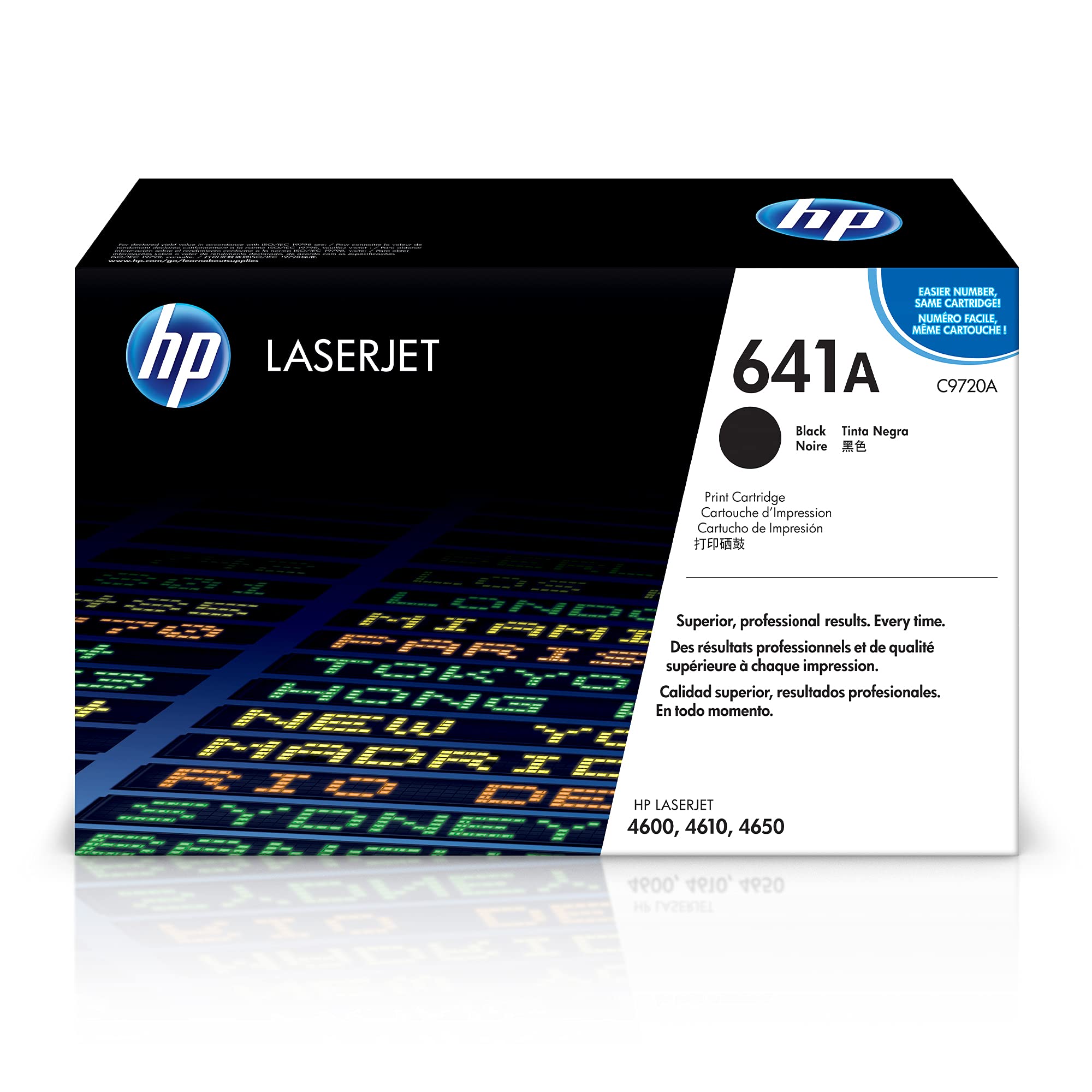 HP C9720A 641A Original LaserJet Toner Cartridge, Black, Pack of 1