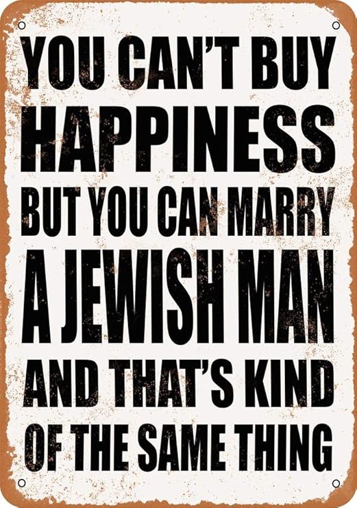 Amazon Com Tamengi Marry A Jewish Man Vintage Look 12 X 18