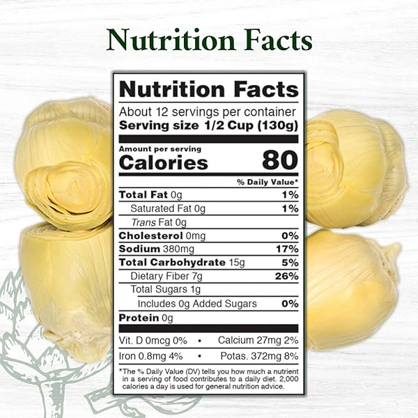 ROLAND FOODS WHOLE EXTRA LARGE ARTICHOKE HEARTS, 25-30 COUNT, 5 LB 8 OZ CAN