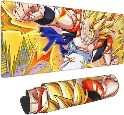 Amazon 新 ドッカンバトル 悪を砕 光 超ゴジータの 1 超大型 デスクマット ゲーミングマウスパッド アニメ キーボードパッド 防水 滑り止め 耐久性 おしゃれ マウス用パッド ズ オフィス 自宅兼用800 300mmフルフラット仕上げ 並行輸入品 Unbeanded マウス