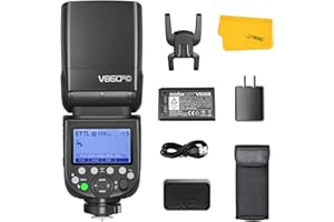 Godox V860III-C for Canon TTL Camera Flash, 76Ws 2.4G Wireless HSS 1/8000, 7.2V/2600mAh High Performance Li-ion Battery, 0.01