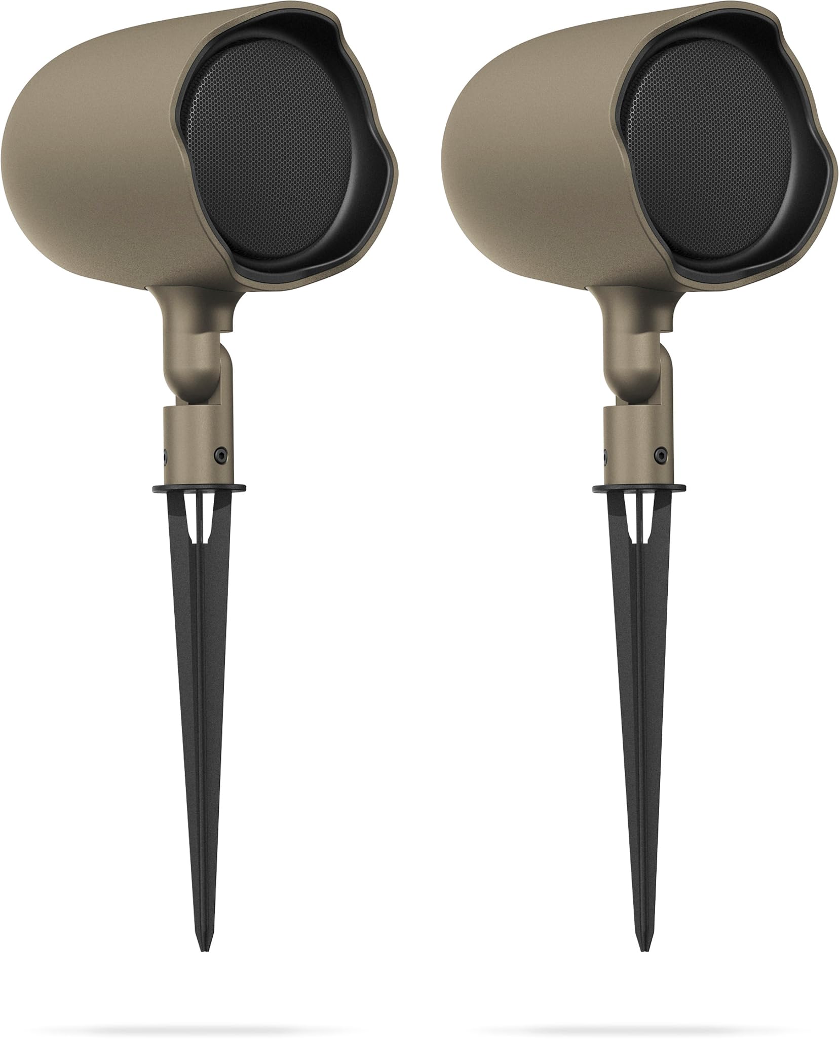JBL Professional GSF3TN Ground-Stake Waterproof, Outdoor Landscape, Garden Speaker, 3″ Coax Tan, 1 Pair of Speakers