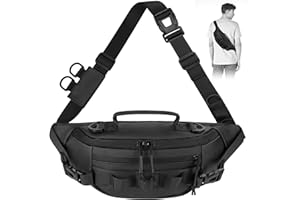 THKFISH Fishing Tackle Bag Fanny Pack Waterproof Waist Bag for Women & Men Portable Fishing Sling Bag Outdoor Fly Fishing Bag