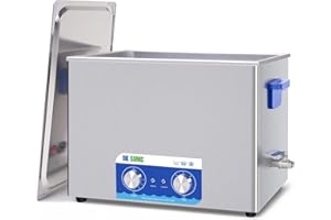 DK SONIC Ultrasonic Cleaner,37L 720W Sonic Cleaner with Heater&Mechanical Timer,Ultrasonic Carburetor Cleaner for Cleaning Gun,Engine,Carburetors,Chains(Include Basket)