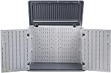 Panana Plastic Garden Storage Outdoor Furniture White 132 x 72 x 99 cm view 9