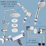 ZDBB 135 PCS Plumbing Washers Assorted Kit Flat Silicone Gasket Set view 4