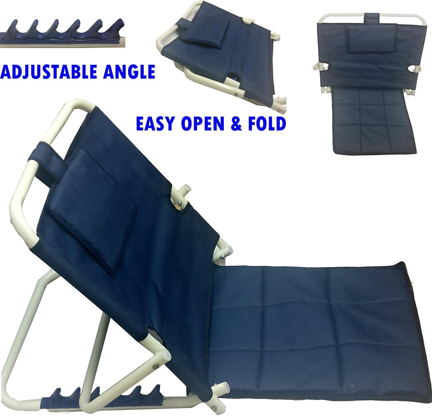 Albio Hospital/ Floor Back Rest For Use On Bed - Powder Coated