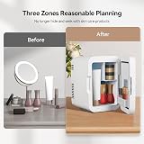 eklipt Mini Fridge 4L Dimmable LED Mirror AC/DC Portable Beauty Fridge view 7