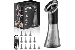 VLINGQI Upgraded Ear Wax Removal with LED Display- Safe and Effective Ear Wax Removal Kit-Ear Cleaner Kit -with Wastewater Recovery System-HSA-FSA-Eligible