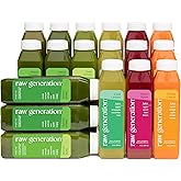 Raw Generation Skinny Juice Cleanse (3-Day) – Best Juice Cleanse for Detox and Weight Loss | Reduced Bloating & Increased Energy | 100% Raw & Cold-Pressed Juices