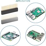 Youmile 10x 40 Pin Female Stacking Header 2x20 0.1" Pitch Tall for Raspberry Pi view 6