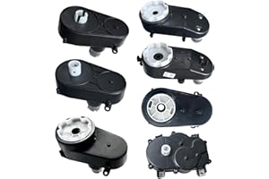 JRRXM 12Volt 24Volt Steering Wheel Motor Gearbox for Kid's Power Wheels Ride on Toys Car Upgrade,Children Trail Gear Power Steering Wheel Motor Replacement Parts Accessories,12V&18V&20V&24V (24V NO.6)