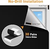 Valquid 100% Blackout Blind 300x145cm Portable Stick-on Curtains view 3