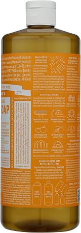 Dr. Bronner's Organic Citrus Orange Pure-Castile Liquid Soap 946ml view 7