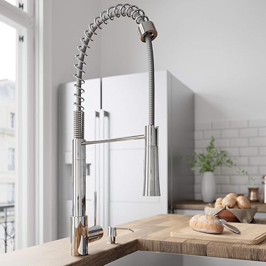 Vigo Vg02022ch Laurelton 22 Inch Single Handle Pulldown Arc Brass