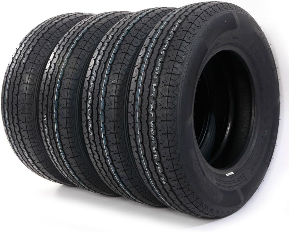 Sunroad 4pcs St5 75r15 8 Ply Load Radial Boat Trail Trailer Tires St 107 102l Lrd Automotive Amazon Com