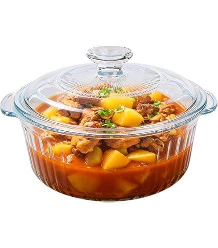 Amazon.com: Corning Vision Visions 4 L (4 Qt.) Cranberry Covered
