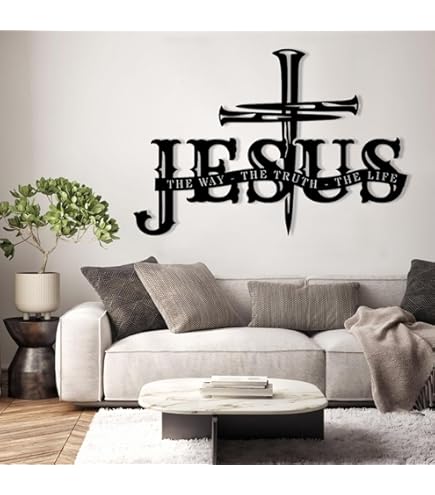 Amazon.com: vinwipe Metal Cross Wall Decor, Crosses and Bible