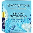 SpaScriptions Marine Moisture Sea Whip Water Cream, Daily Facial Moisturizing Cream, Formulated with Restoring Ceramides, 1.7 fl oz, Cruelty Free