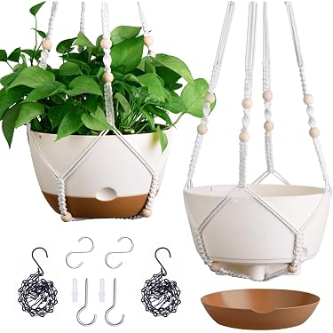 Amazon Best Sellers: Best Hanging Planters
