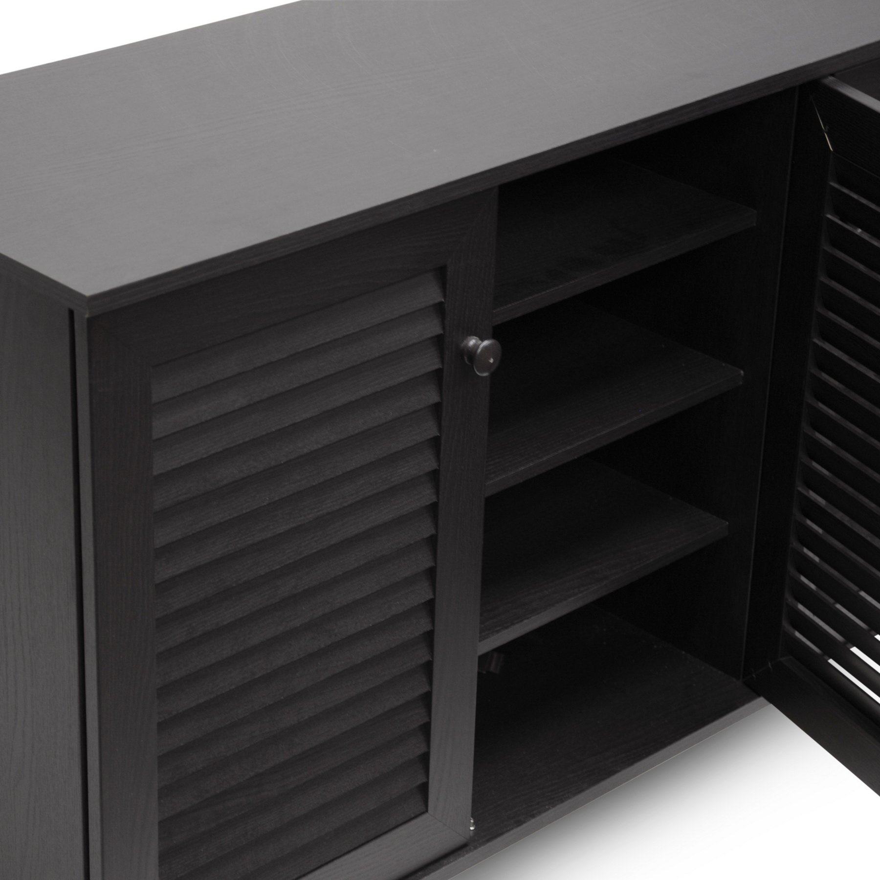 Baxton Studio Warren ShoeStorage Espresso