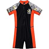 M2C Boys Girls One Piece Water Sport Short Swimsuit UPF 50+ Rash Guard